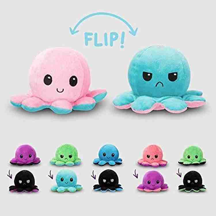 Storescent Reversible Cat Soft Toys Stuffed Animal Plush Toy for