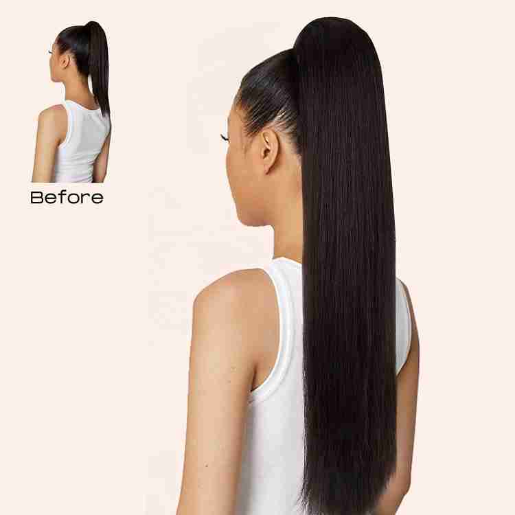 Black girl store straight ponytail