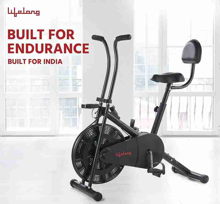 Lifelong LLEB102 AirBike with Stationary Handle and Back Support Upright Stationary Exercise Bike Buy Lifelong LLEB102 AirBike with Stationary Handle and Back Support Upright Stationary Exercise Bike ...