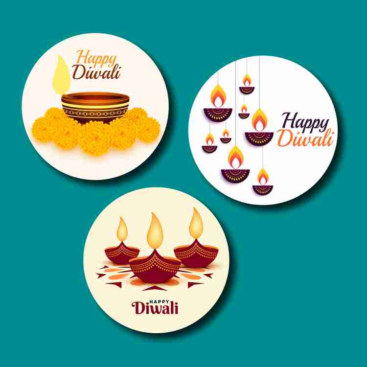 VVWV 5 cm Mini Stickers For Gift Packing Cover Vinyl Printed