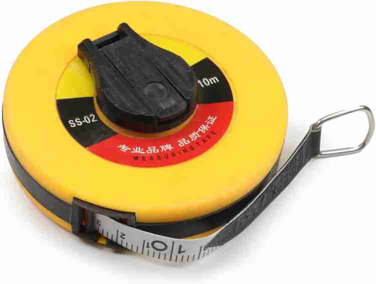 kts12 Metric Fiberglass Measure Tape Reel Roll Measuring Tool 1pcs