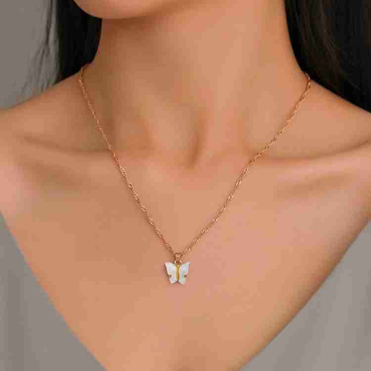 White pendant necklace new arrivals