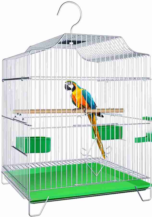 Hanging bird shop cage for parakeets