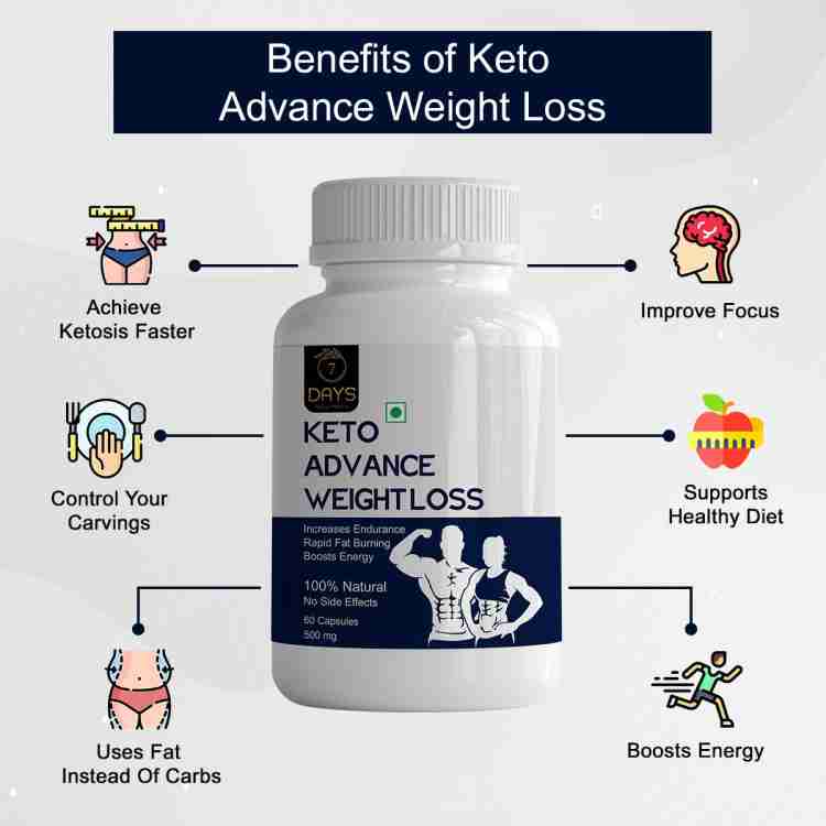 7 Days Keto Advance Weight Loss Capsule Price in India Buy 7