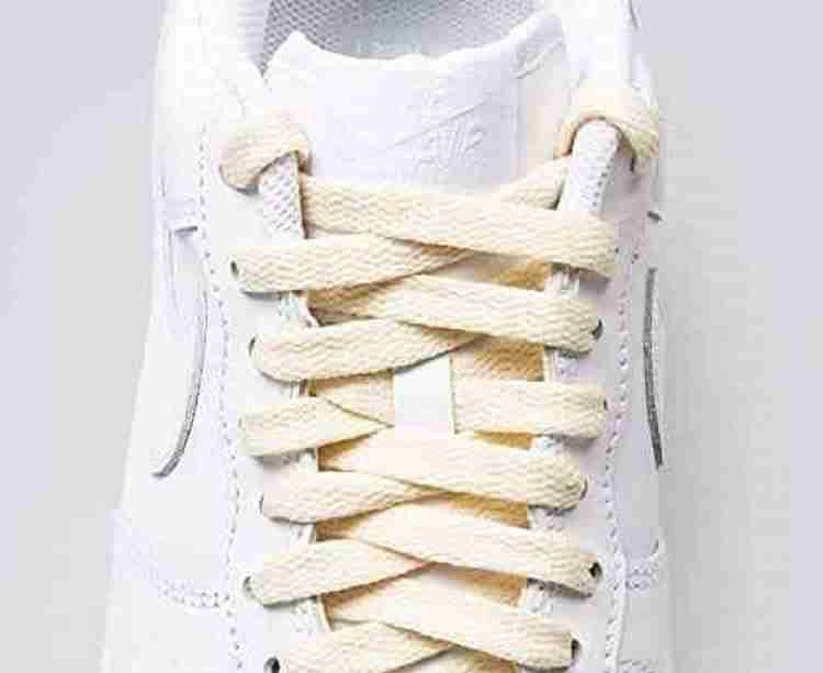 Cream flat shoe laces new arrivals