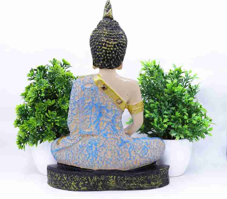 Flipkart Perfect Homes Beautiful Meditating Lord Buddha With Two Artificial  Plant Combo Decorative Showpiece - 23 cm Price in India - Buy Flipkart  Perfect Homes Beautiful Meditating Lord Buddha With Two Artificial