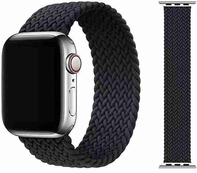 RHYO Braided Solo Loop Watch Strap Band For Apple Watch 45 mm Fabric Watch Strap Price in India Buy RHYO Braided Solo Loop Watch Strap Band For Apple Watch 45 mm