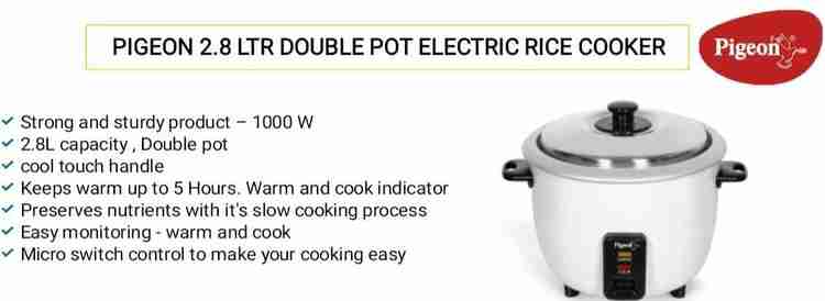 Pigeon rice sales cooker 2.8