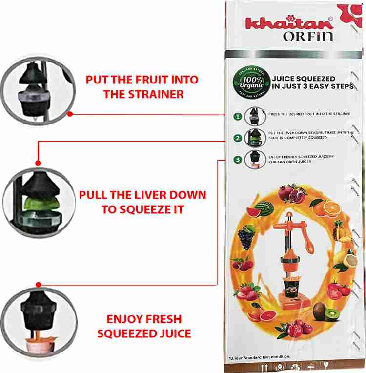 Khaitan hand 2025 press juicer