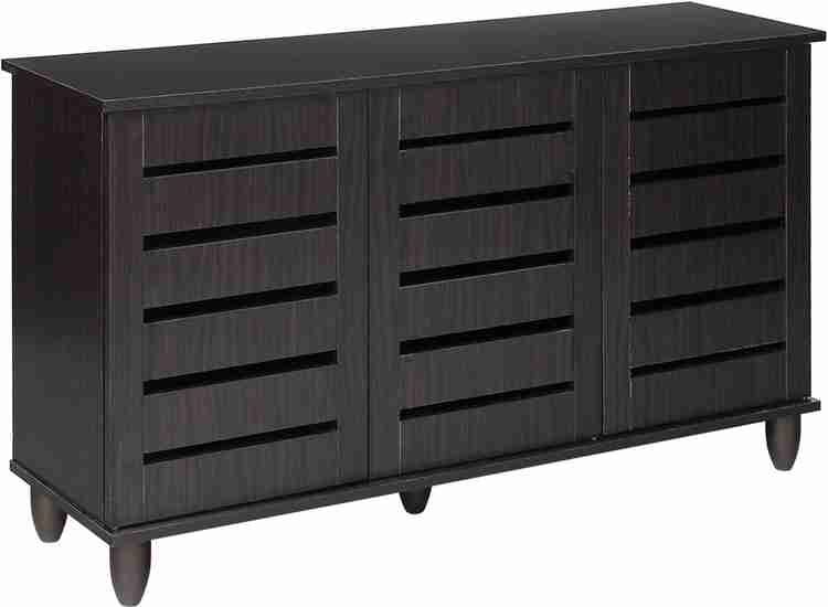 Mintwud 3 Door Shoe Rack in Wenge Finish Engineered Wood Shoe Rack Price in India Buy Mintwud 3 Door Shoe Rack in Wenge Finish Engineered Wood Shoe Rack online at Flipkart