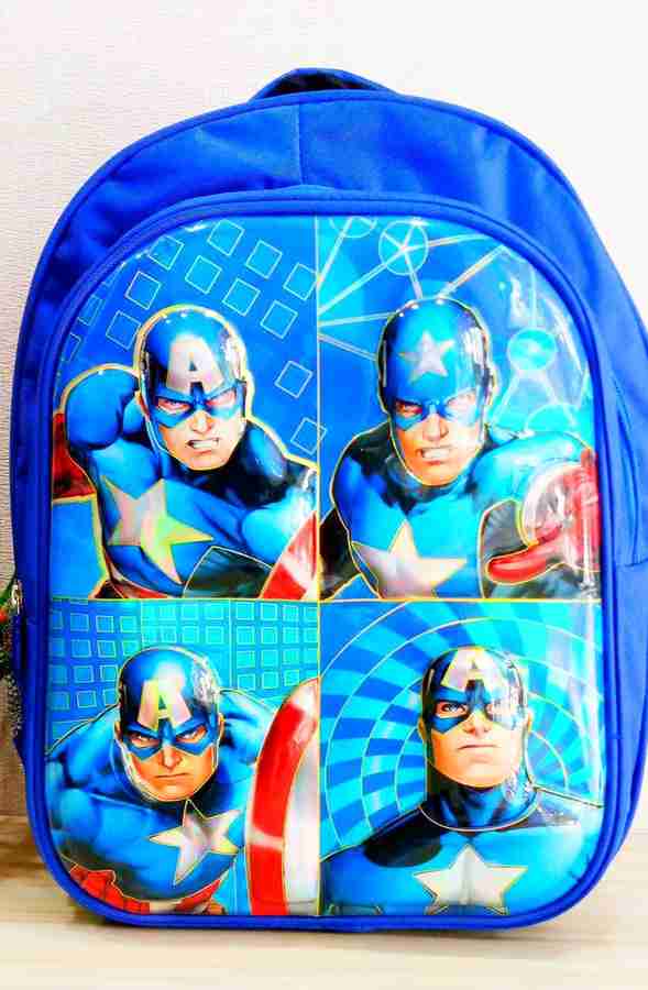 Magic of Gifts Kids 3D Superhero Backpack with Black Flip Water Bottle School Set for Boys 16 L Backpack Blue Black Price in India Flipkart