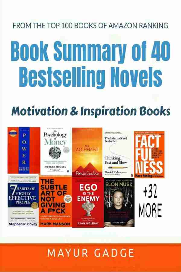 Buy Book Summary of 40 Bestselling Novels by Mayur Gadge at