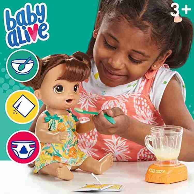 Baby Alive Magical Mixer Baby Doll Tropical Treat with Blender Accessories Drinks Magical Mixer Baby Doll Tropical Treat with Blender Accessories Drinks Buy Dolls toys in India. shop for Baby