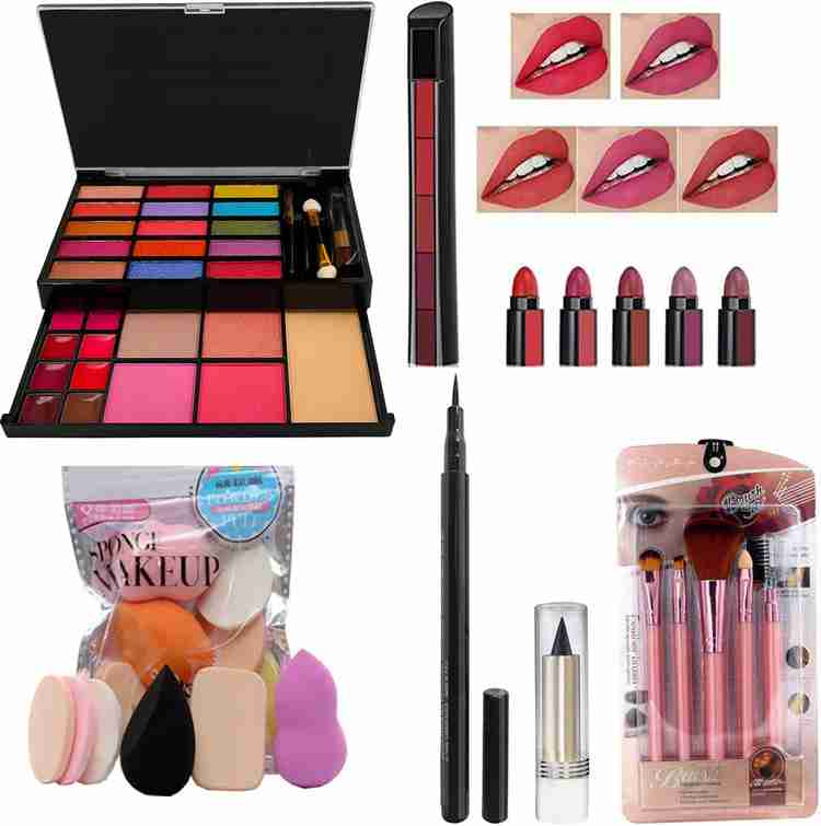 G4U All in one makeup kit with 5 in 1 lipstick for women girls 24