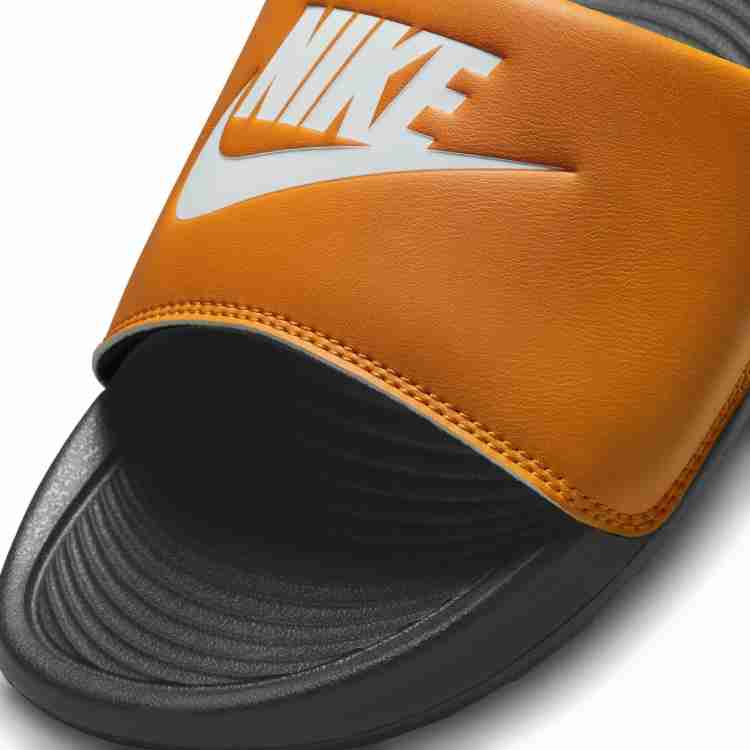 Orange nike sliders online