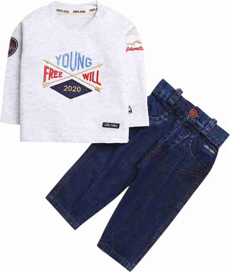 Hopscotch Boys Casual T-shirt Jeans Price in India - Buy Hopscotch