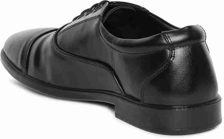 Paragon black cheap formal shoes