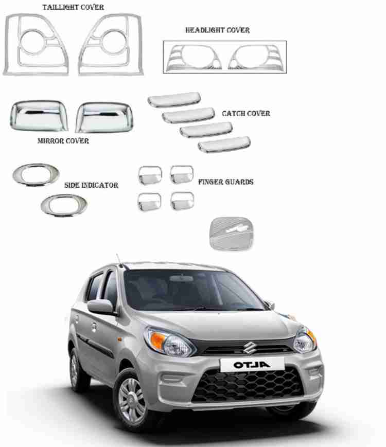 SNTP Exterior Chrome Accessories Combo Kit For Alto 800 T 3