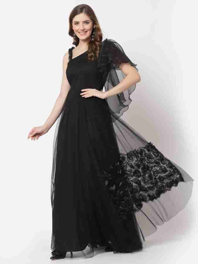 Just Wow Women Fit and Flare Black Dress Buy Just Wow Women Fit and Flare Black Dress Online at Best Prices in India Flipkart