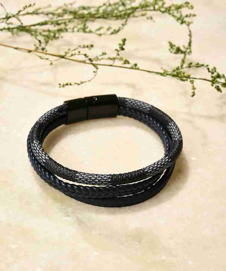 SOHI Leather Bracelet Price in India Buy SOHI Leather Bracelet Online at Best Prices in India Flipkart