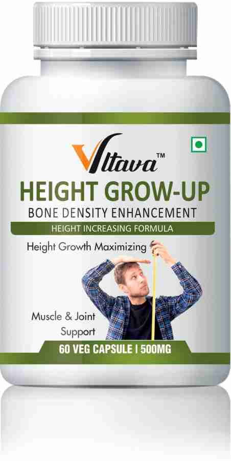 VLTAVA Height GROW UP Herbal Capsule Body Growth Height Increasing