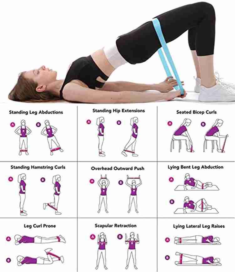 DRAZLI Resistance Loop Bands Exercise Bands for Leg Fitness Band Buy DRAZLI Resistance Loop Bands Exercise Bands for Leg Fitness Band Online at Best Prices in India fitness Flipkart