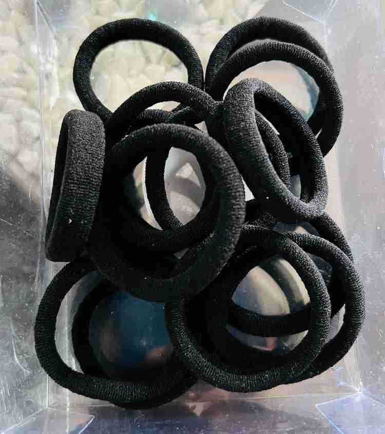 Taakshi BLACK RUBBERBAND SET OF 15 Rubber Band Price in India