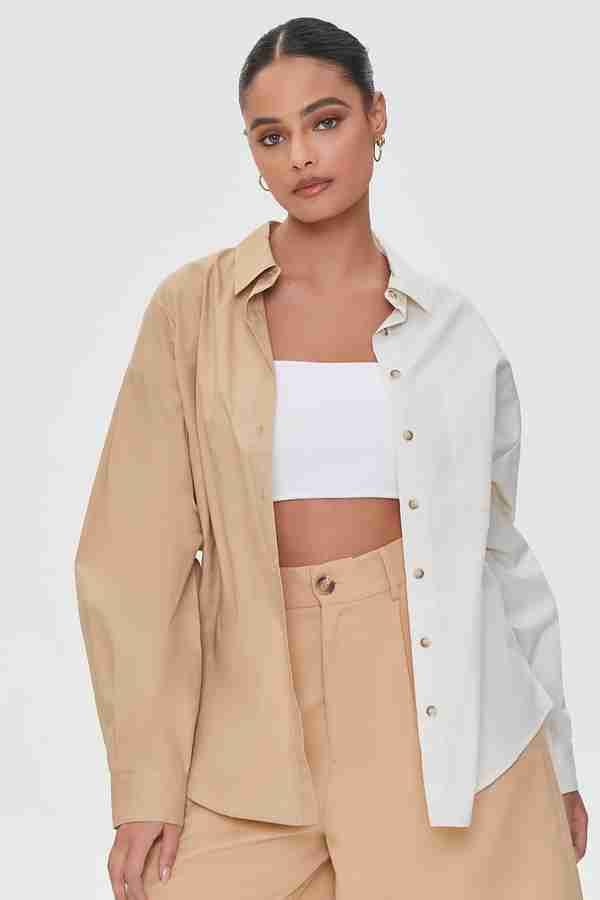 FOREVER 21 Women Color Block Casual Brown Shirt Buy FOREVER 21 Women Color Block Casual Brown Shirt Online at Best Prices in India Flipkart