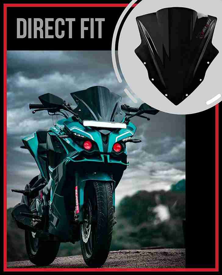 RACECOPZ Windscreen Windshield Touring Bolt Visor for Pulsar RS 200 Bike Headlight Visor Price in India Buy RACECOPZ Windscreen Windshield Touring Bolt Visor for Pulsar RS 200 Bike Headlight Visor onl...