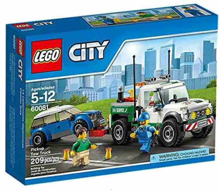 Lego blue tow sales truck