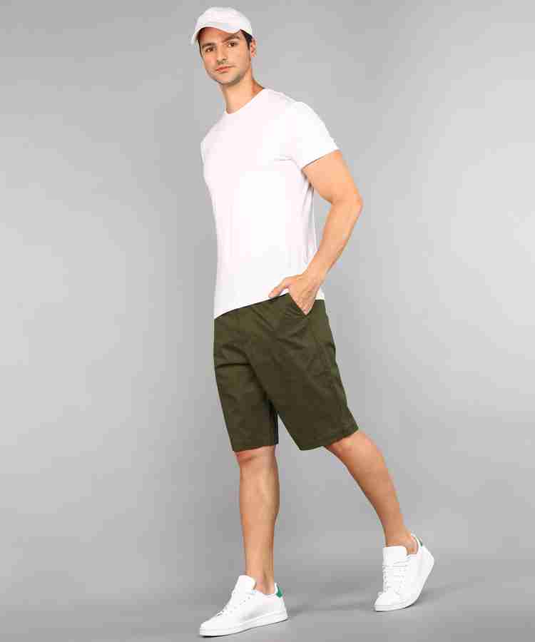 Green levi shorts cheap