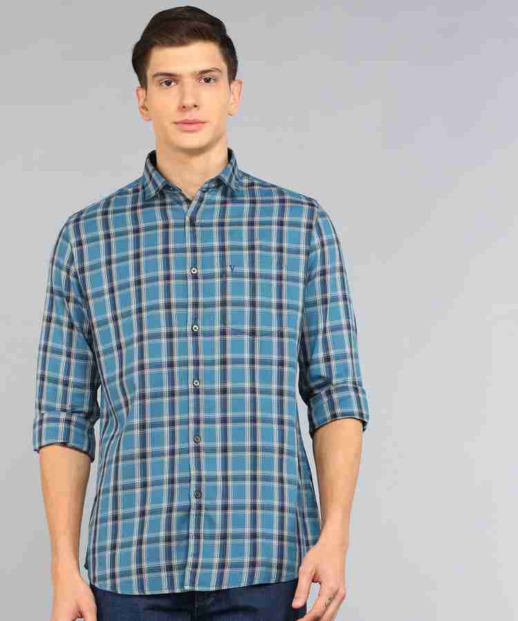 Van heusen sport men's checkered casual shirt outlet