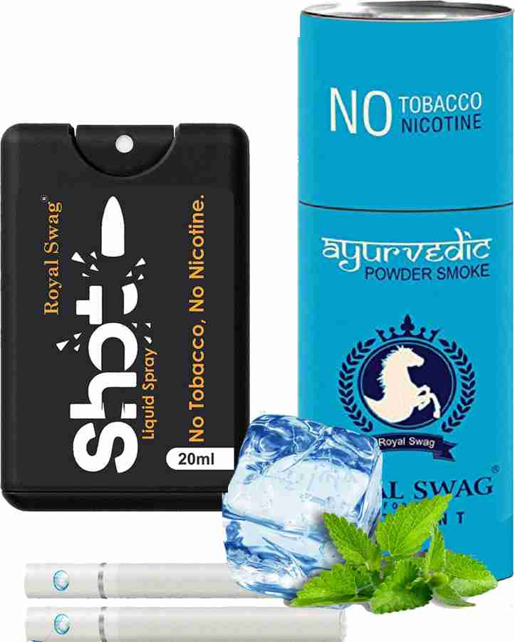 ROYAL SWAG Ayurvedic Herbal Cigarette Mint Flavour Smoke