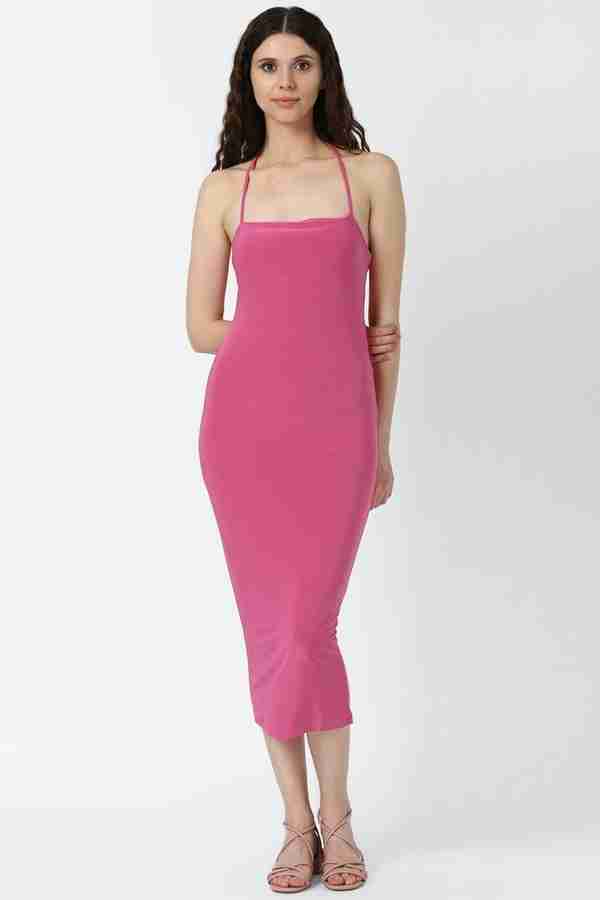Forever 21 pink bodycon dress best sale