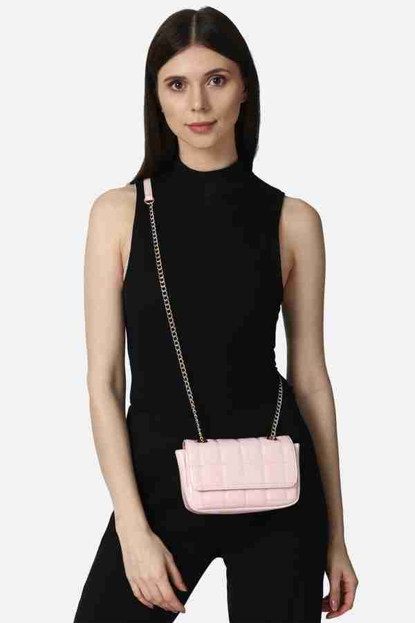 FOREVER 21 Pink Sling Bag Cross Body bag Peach Price in India Flipkart