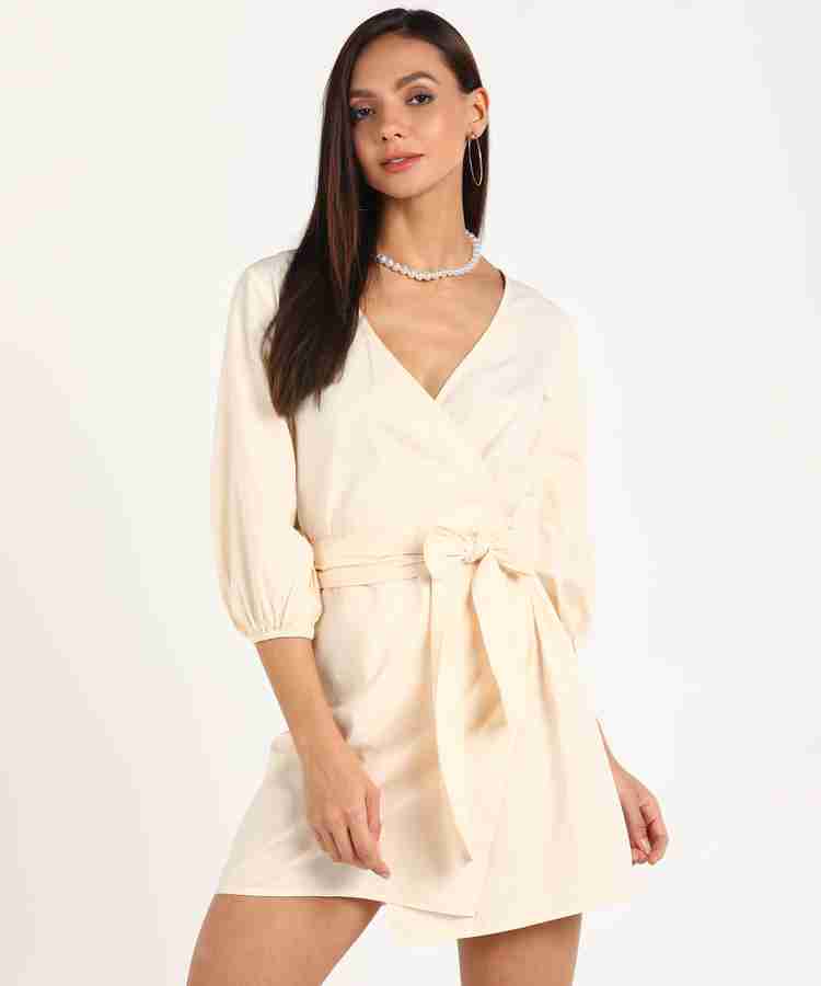 FOREVER 21 Women Wrap Yellow Dress Buy FOREVER 21 Women Wrap Yellow Dress Online at Best Prices in India Flipkart