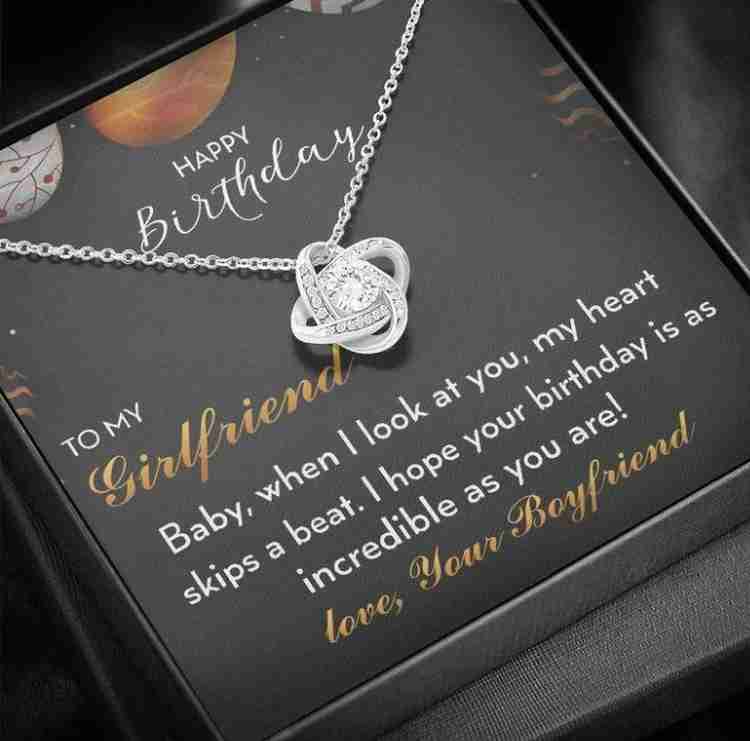 Girlfriend discount birthday necklace