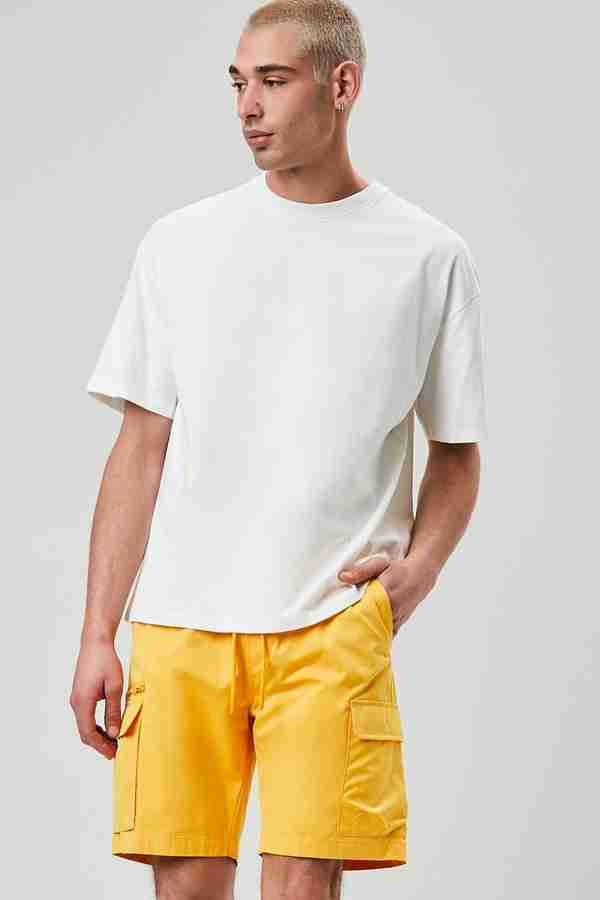 Forever 21 yellow shorts top