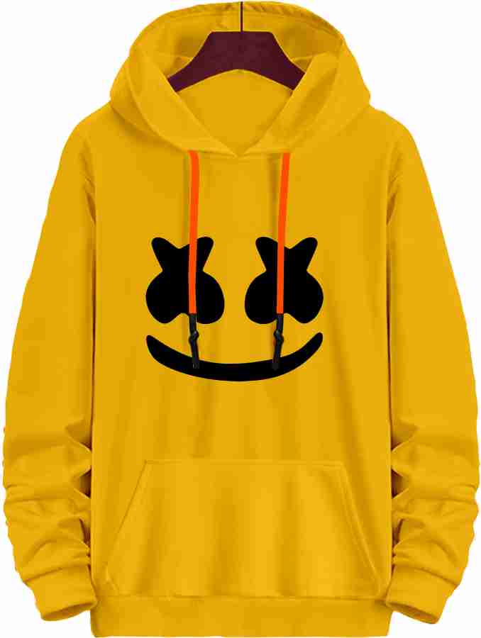 Marshmello hoodie yellow best sale