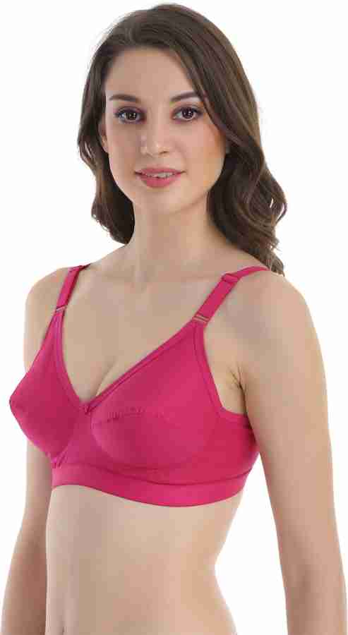 Buy Pooja 100% Pure Cotton Daily use White Colored Bra 30/75Cms (Pack of 4)  at