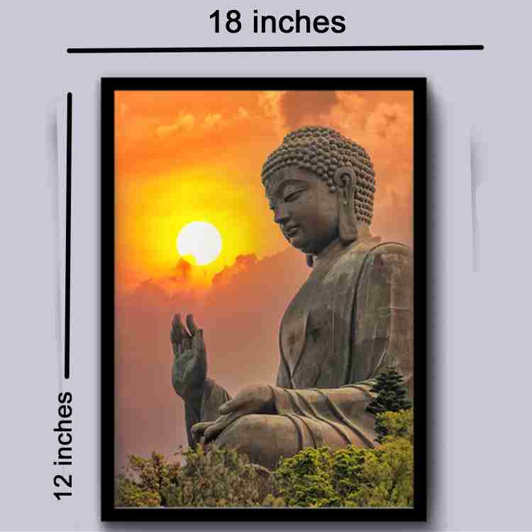 OddClick Buddha 12X18 Picture Frame Photo Frames For Family Friends Couples. Acrylic 18 inch x 12 inch Painting Price in India Buy OddClick Buddha 12X18 Picture Frame Photo Frames For Family