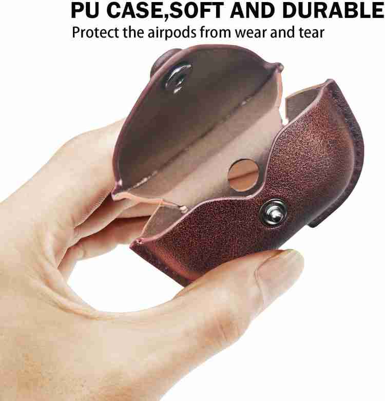 Leather airpods sales pro case
