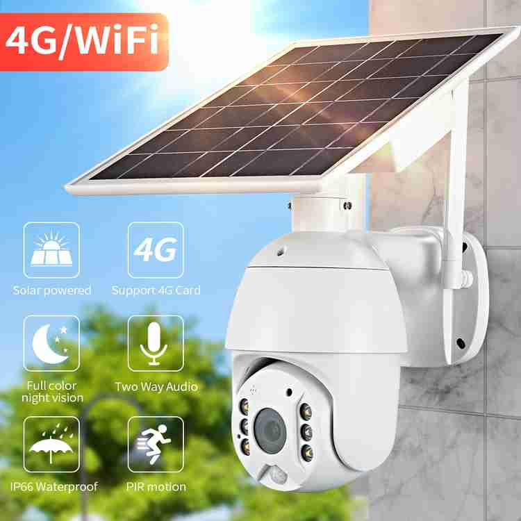 Solar powered outdoor wireless camera on sale