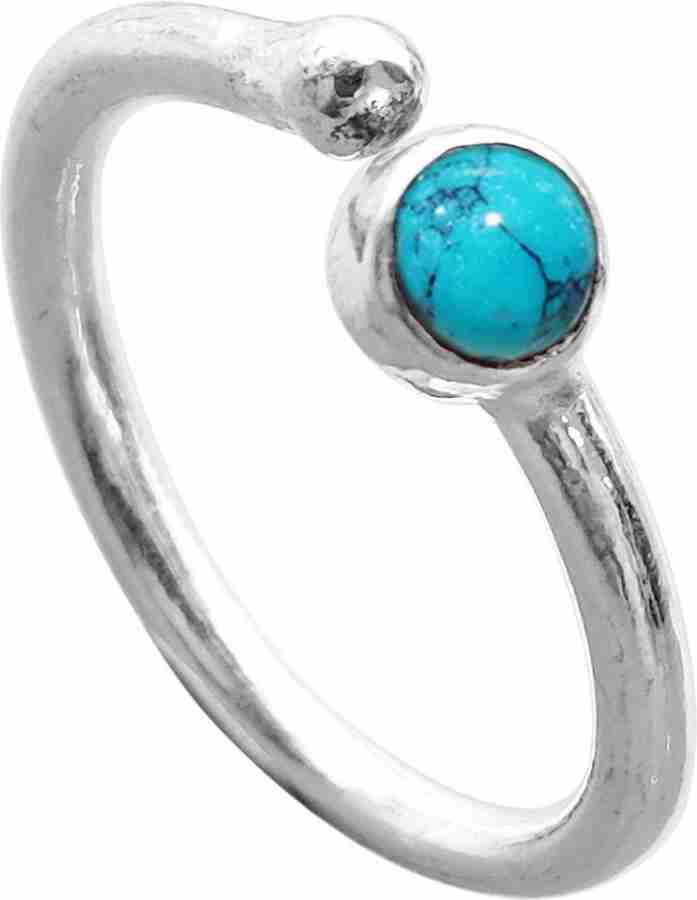 Designer Boho Turquoise women ring,US Size 8 women ring, top Cyberweek sale, Gemstone jewellery for her