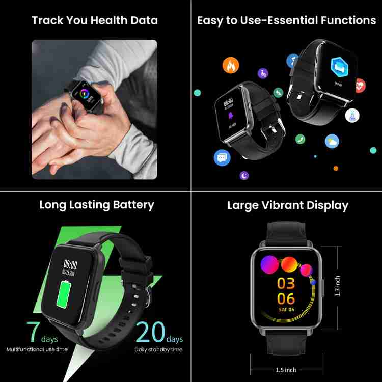 Dr Trust USA HealthPal 2 1.7 Bluetooth Calling Multi Sports Modes SPO2 Music Control Smartwatch Price in India Buy Dr Trust USA HealthPal 2 1.7 Bluetooth Calling Multi Sports