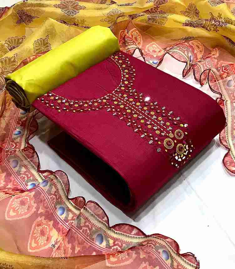 Flipkart churidar material cotton on sale