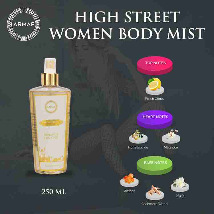 Armaf high street body mist store
