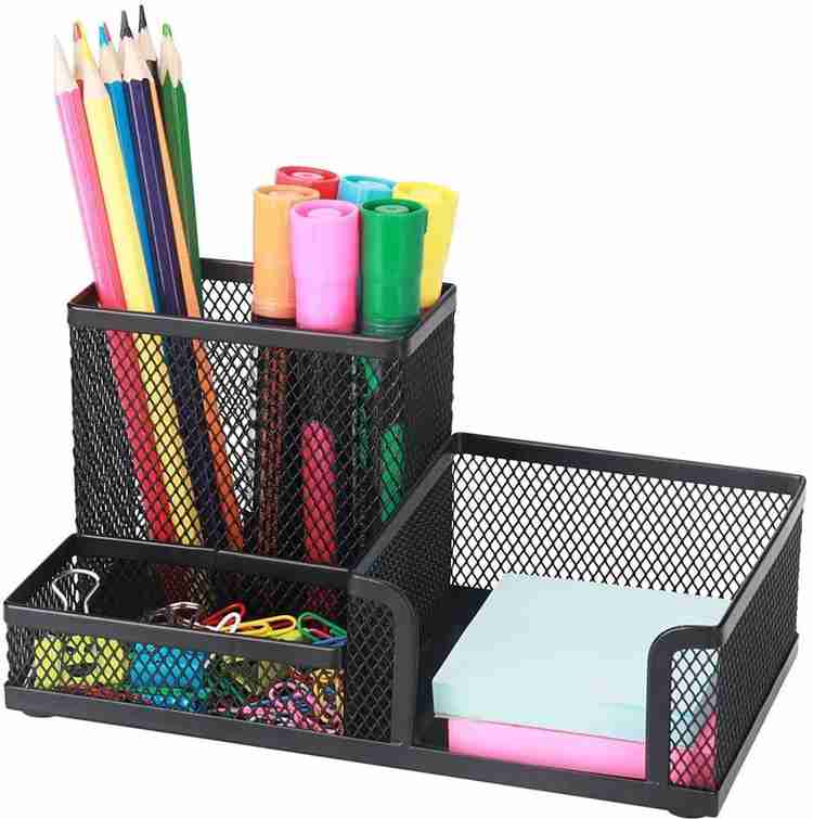 Flipkart Wonder Work 3 Compartments Metal Mesh Desk
