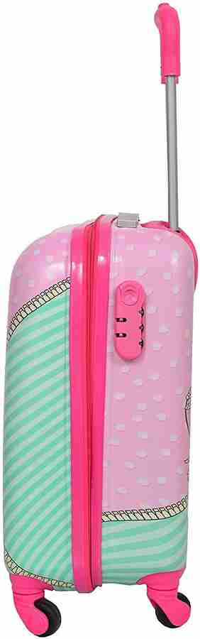 Swarn Lol 16 Inchinch Luggage Travel Suitcase for Kids Trolley Bag Expandable Cabin Suitcase 4 Wheels 16 Units