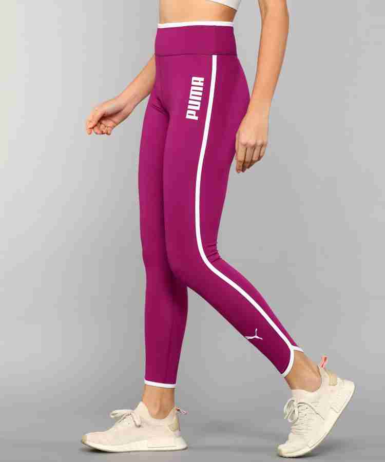 PUMA Solid Women Pink Tights - Buy PUMA Solid Women Pink Tights